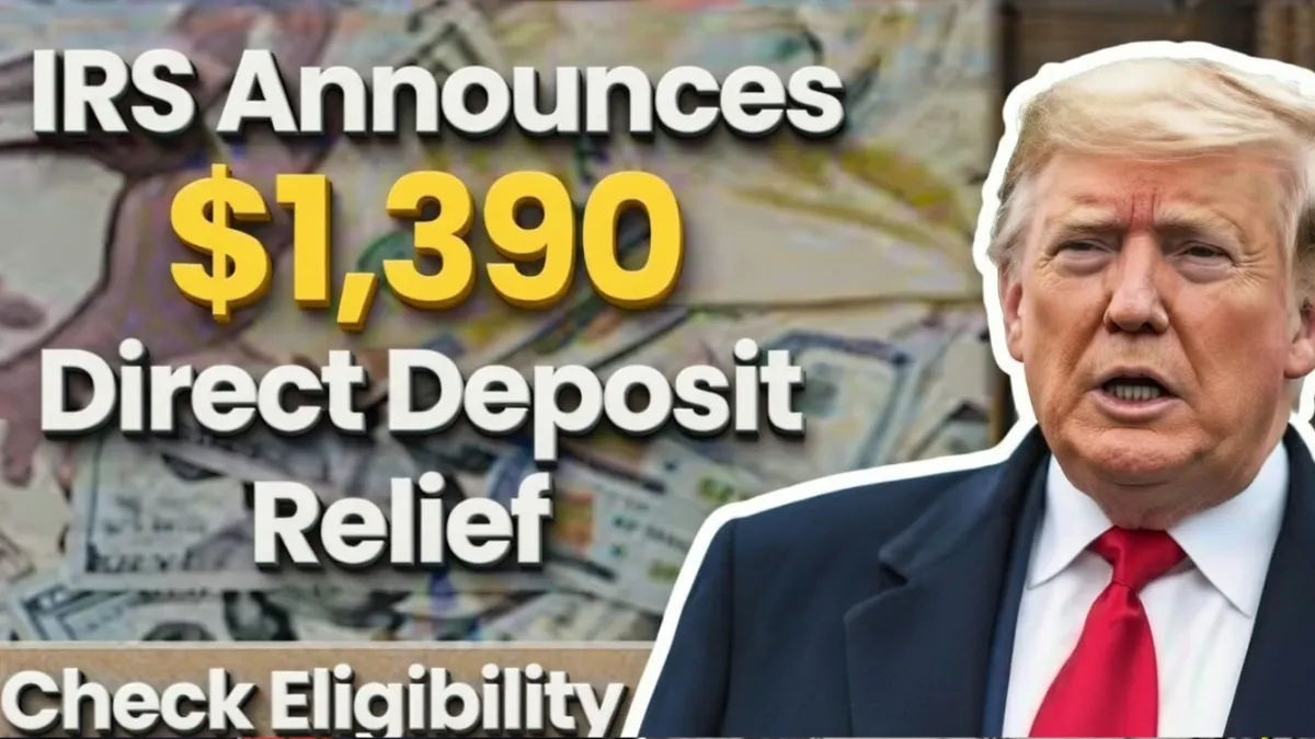 IRS Confirms $1,390 Direct